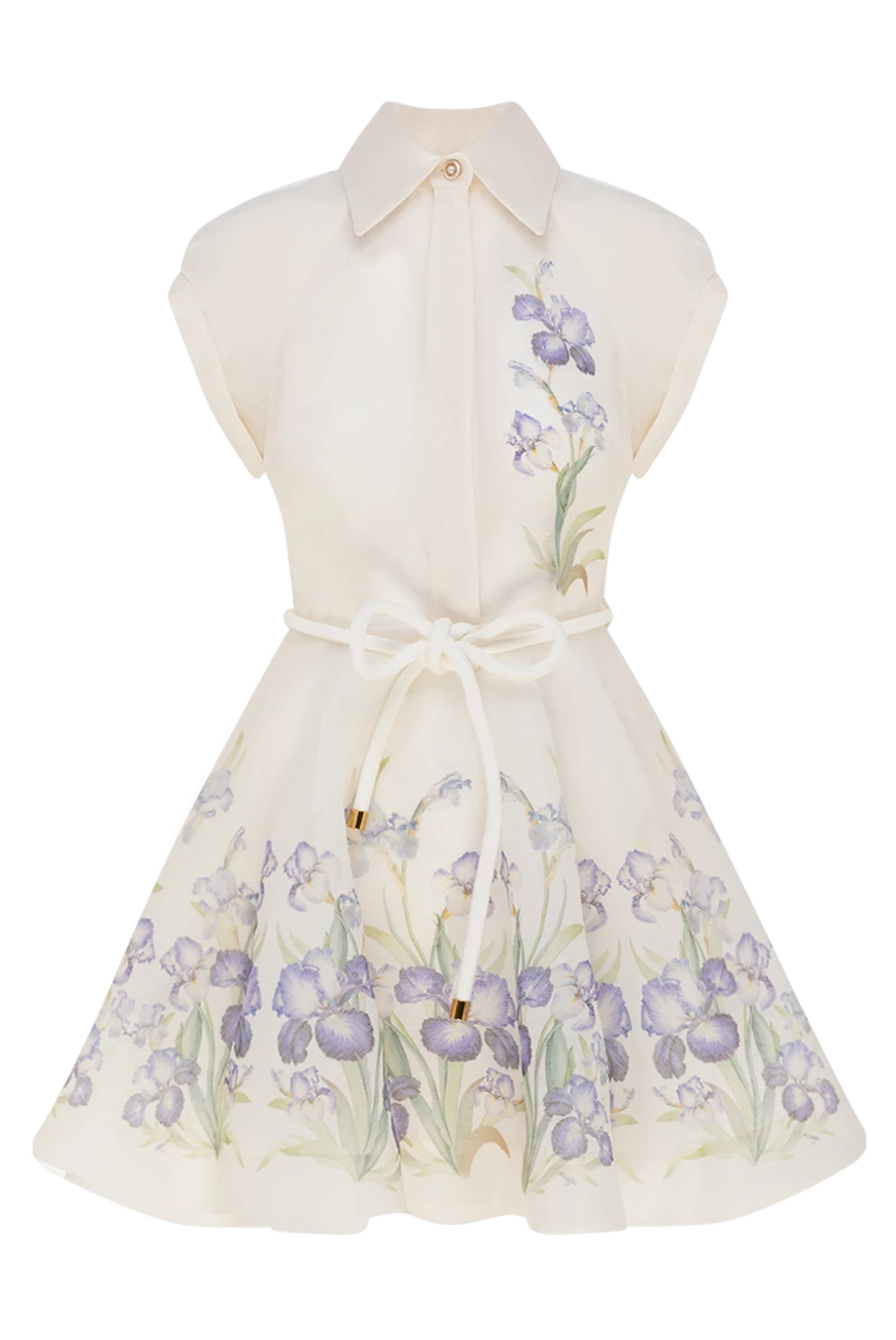 Zimmermann women's blue dress made of linen and silk 177814 - photo 1