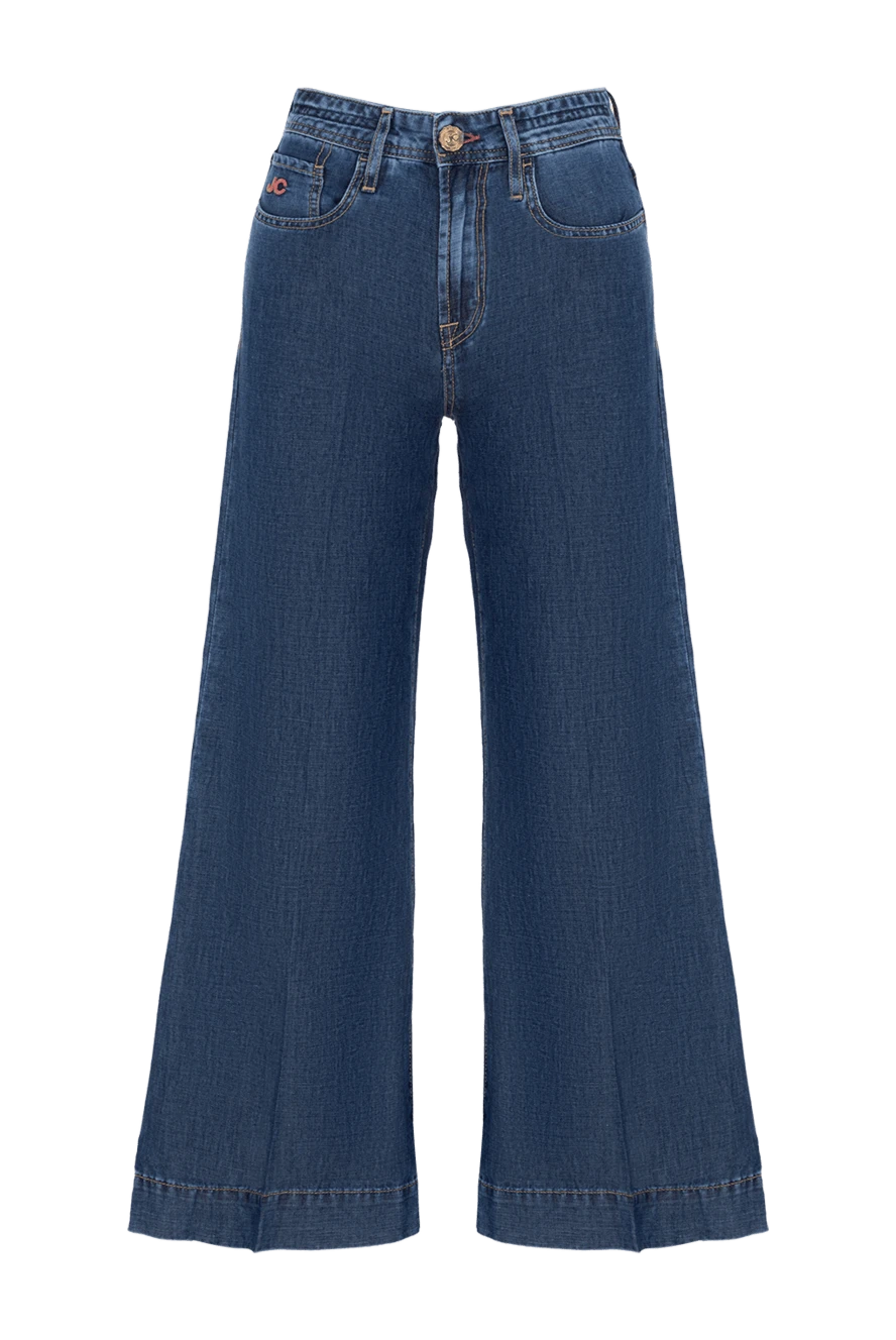 Jacob Cohen woman jeans made of cotton and linen for women blue 177835 - photo 1