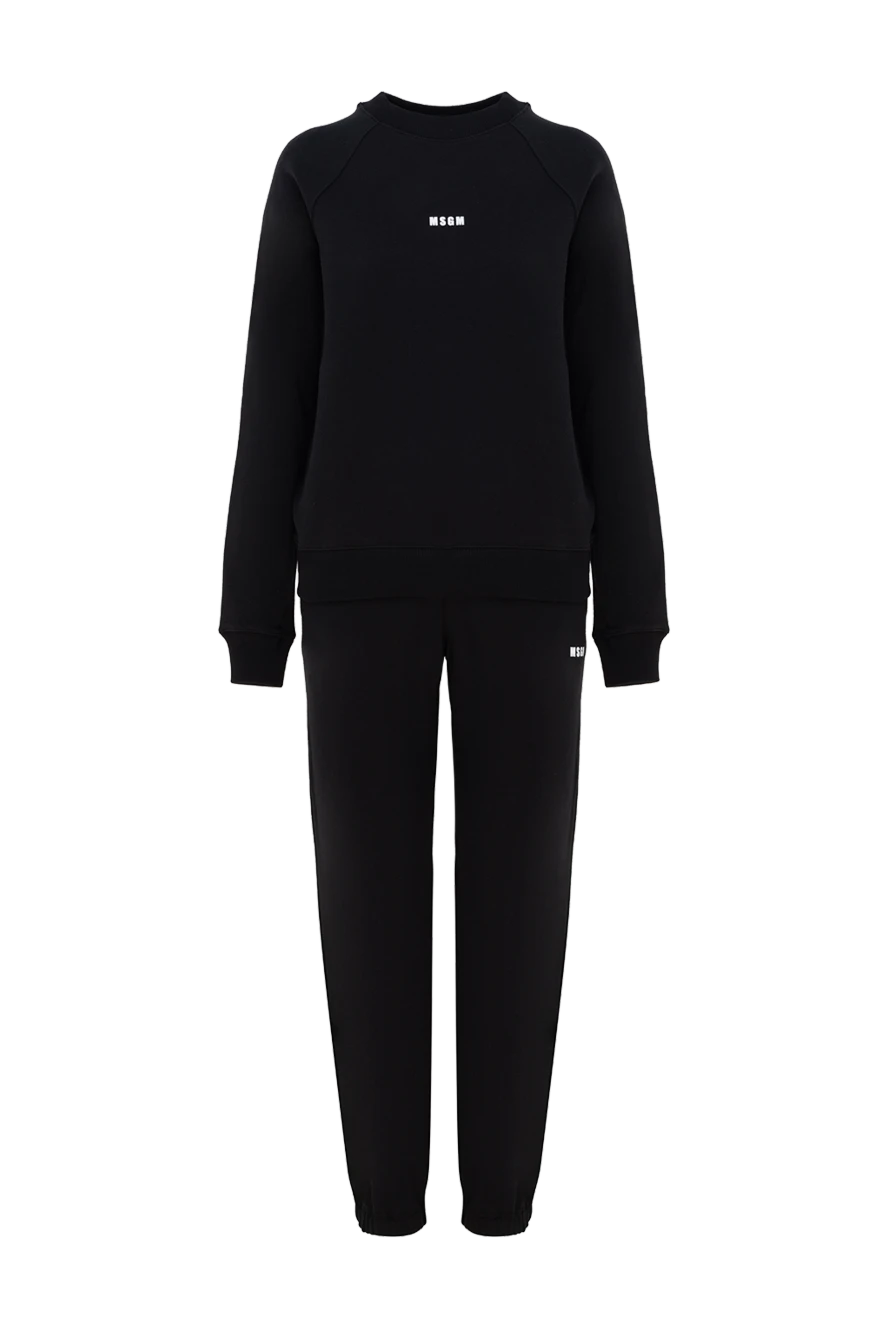 MSGM woman women's black walking suit made of cotton buy with prices and photos 177875