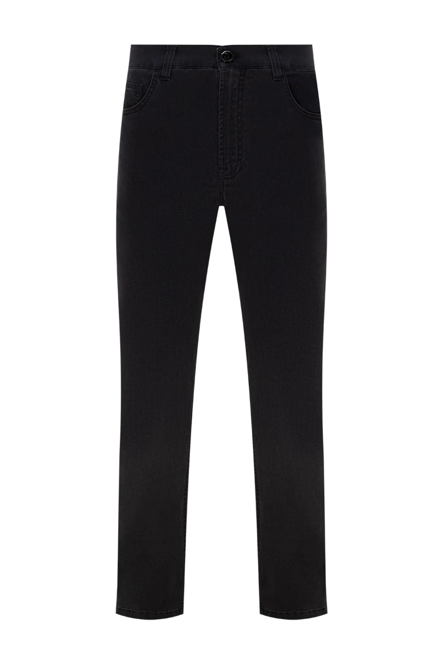 Stefano Ricci джинси чоловічі чорні 177889 - фото 1