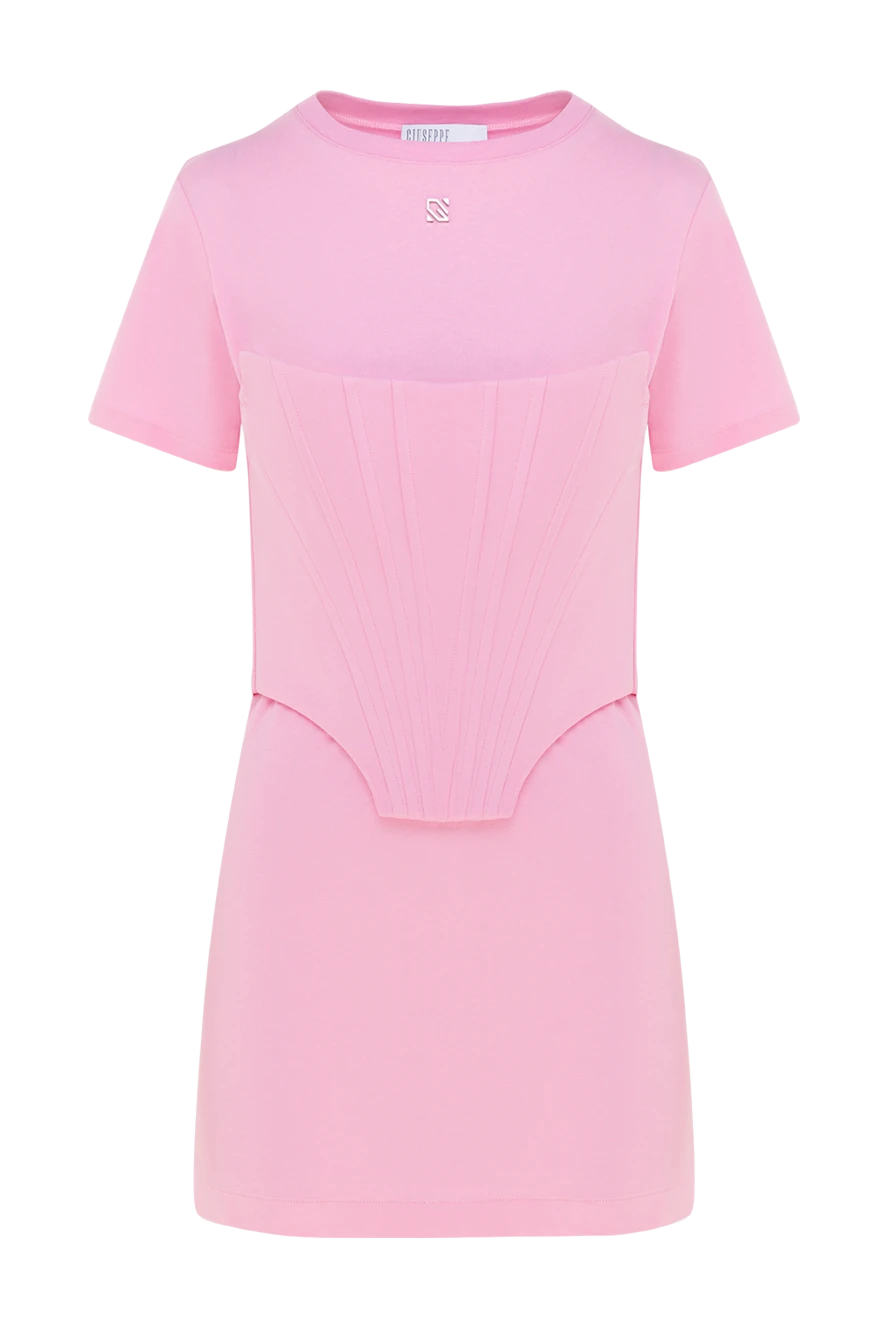 Giuseppe Di Morabito woman women's pink cotton dress buy with prices and photos 177934