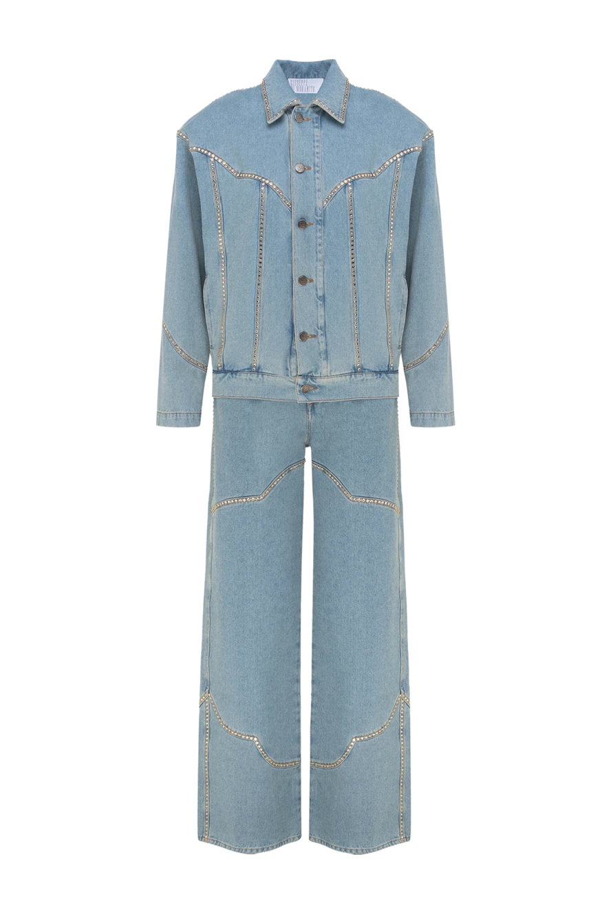 Giuseppe Di Morabito woman women's cotton denim suit blue buy with prices and photos 177941 - photo 1