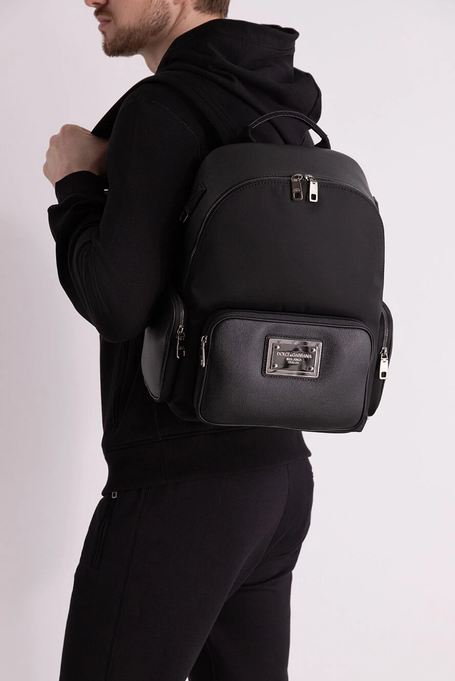 Dolce & Gabbana мужские рюкзак из полиэстера мужской черный купить с ценами и фото 177951 - фото 2