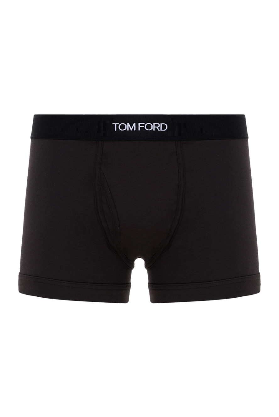 Tom Ford man men's boxer briefs made of cotton and elastane, gray buy with prices and photos 177971