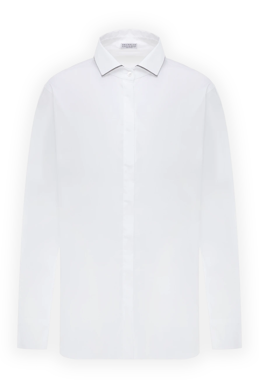 Brunello Cucinelli blouse white for women 178018 - photo 1