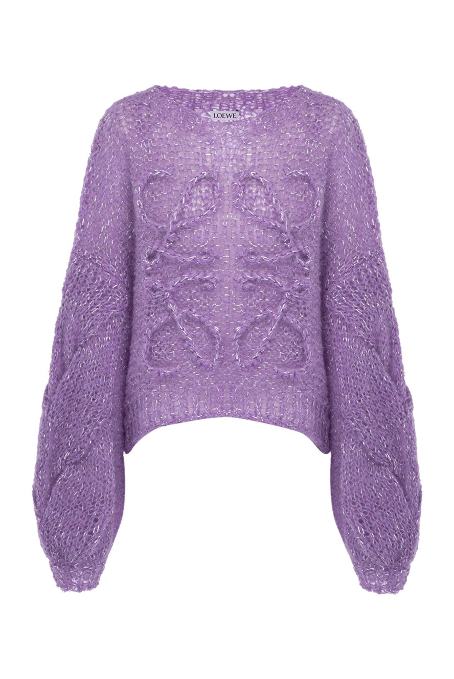 Loewe женские джемпер женский фиолетовый купить с ценами и фото 178032 - фото 1