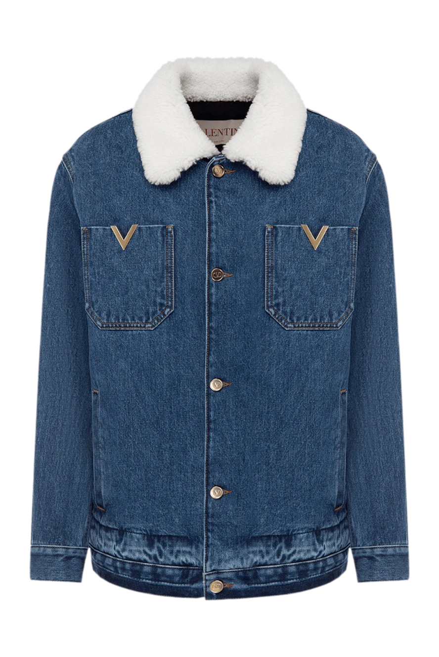 Valentino woman women's cotton denim jacket blue buy with prices and photos 178043