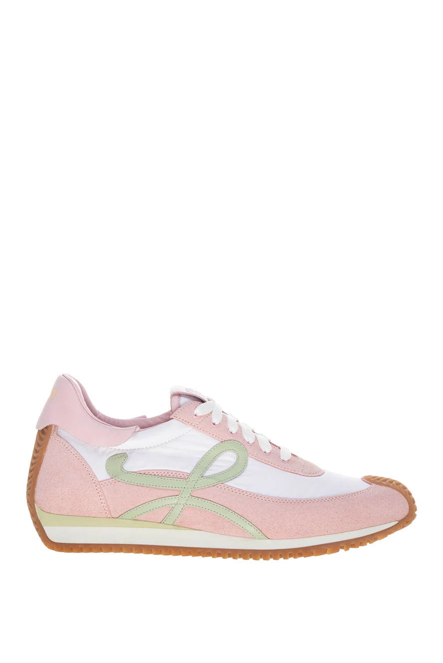 Loewe woman sneakers made of nubuck and polyester for women, pink buy with prices and photos 178045 - photo 1