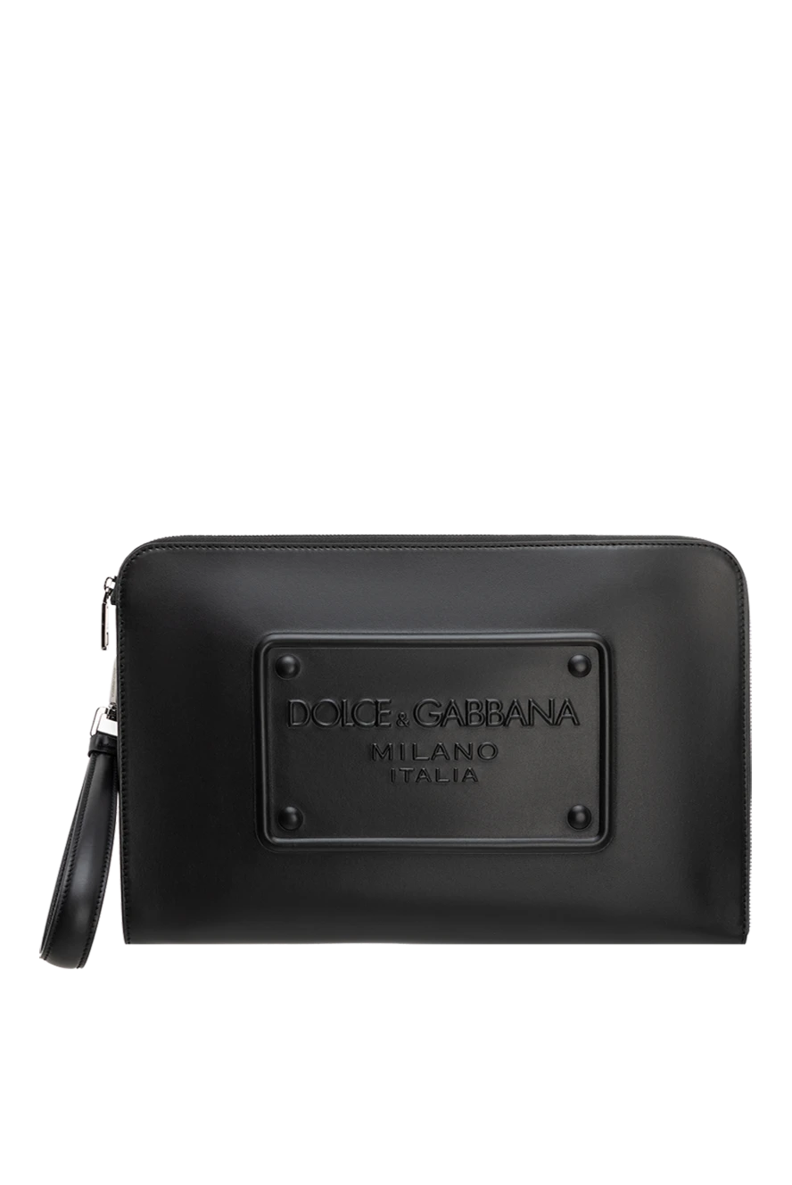 Dolce & Gabbana мужские папка из телячьей кожи мужской черный купить с ценами и фото 178076
