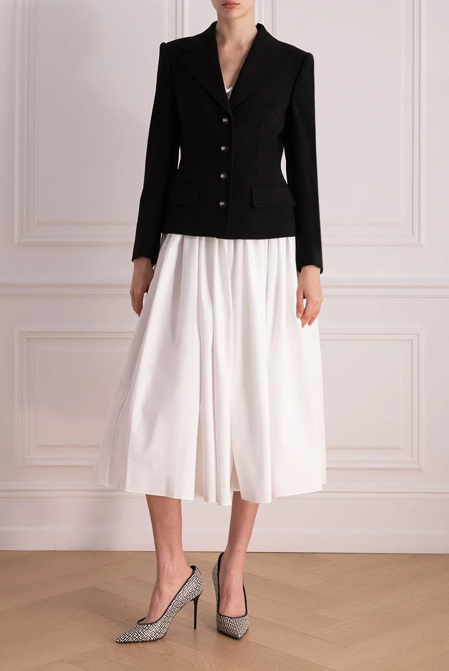 Dolce & Gabbana женские жакет из шерсти и эластана женский черный купить с ценами и фото 178082 - фото 2