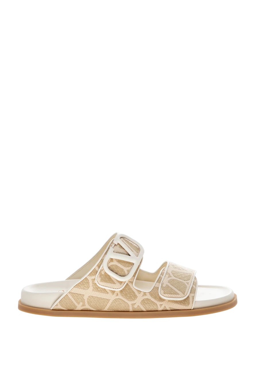 Valentino woman women's polyamide and cotton slippers, beige buy with prices and photos 178104 - photo 1