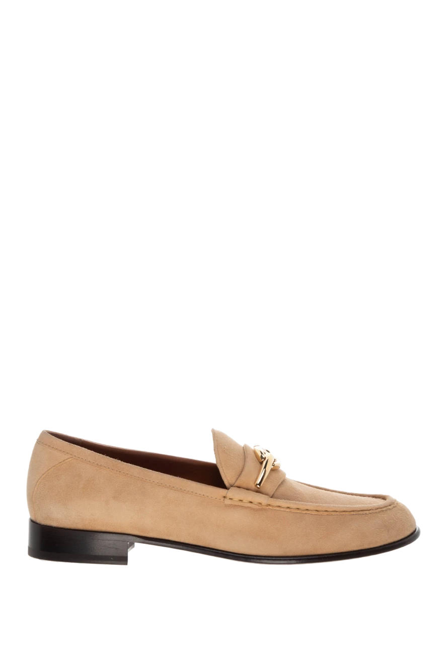 Valentino woman women's beige suede moccasins buy with prices and photos 178105 - photo 1