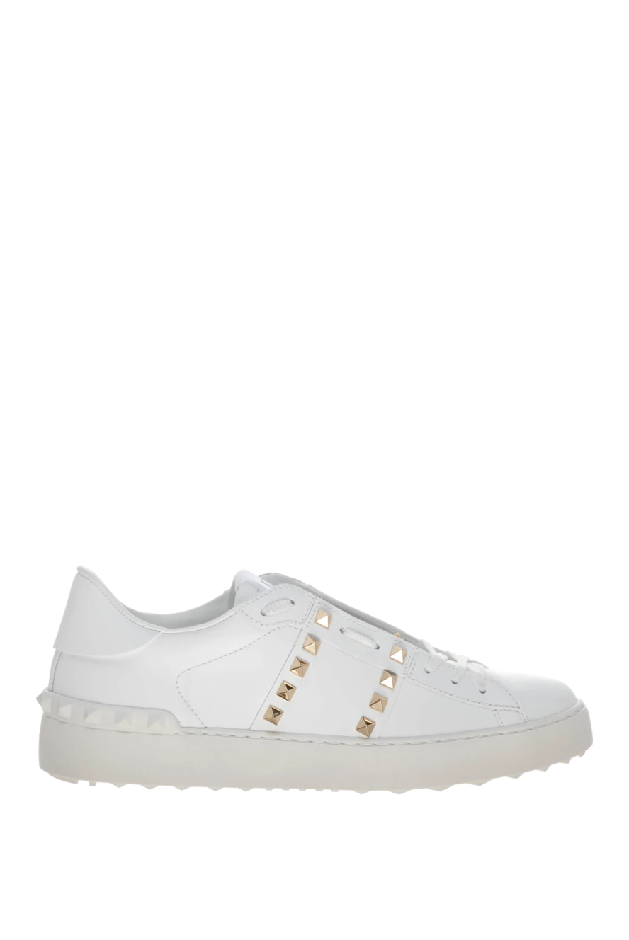 Valentino woman women's white genuine leather sneakers buy with prices and photos 178106