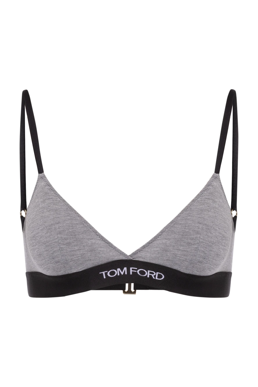 Tom Ford woman modal and elastane bra gray buy with prices and photos 178110 - photo 1