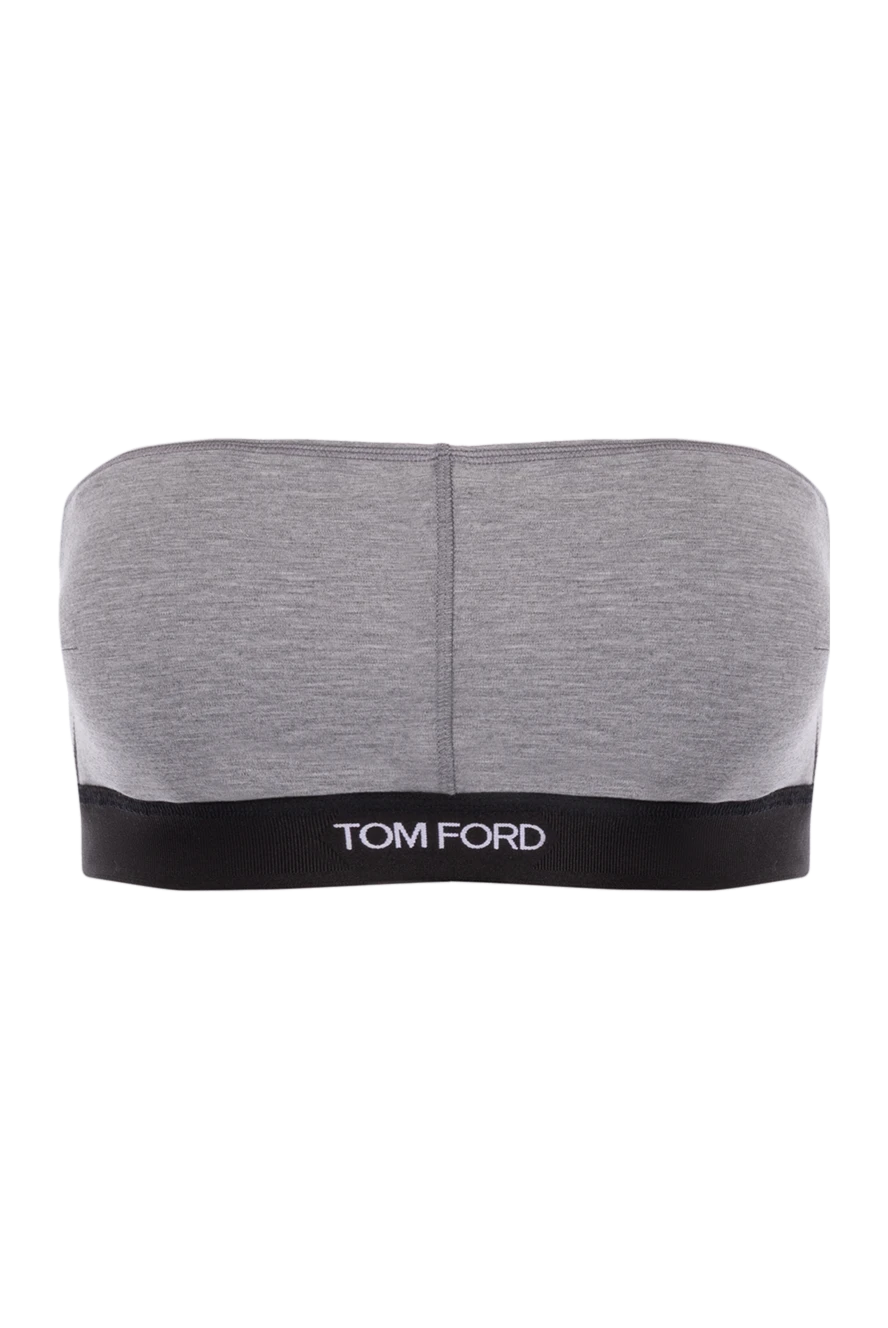 Tom Ford woman modal and elastane bra gray buy with prices and photos 178113 - photo 1