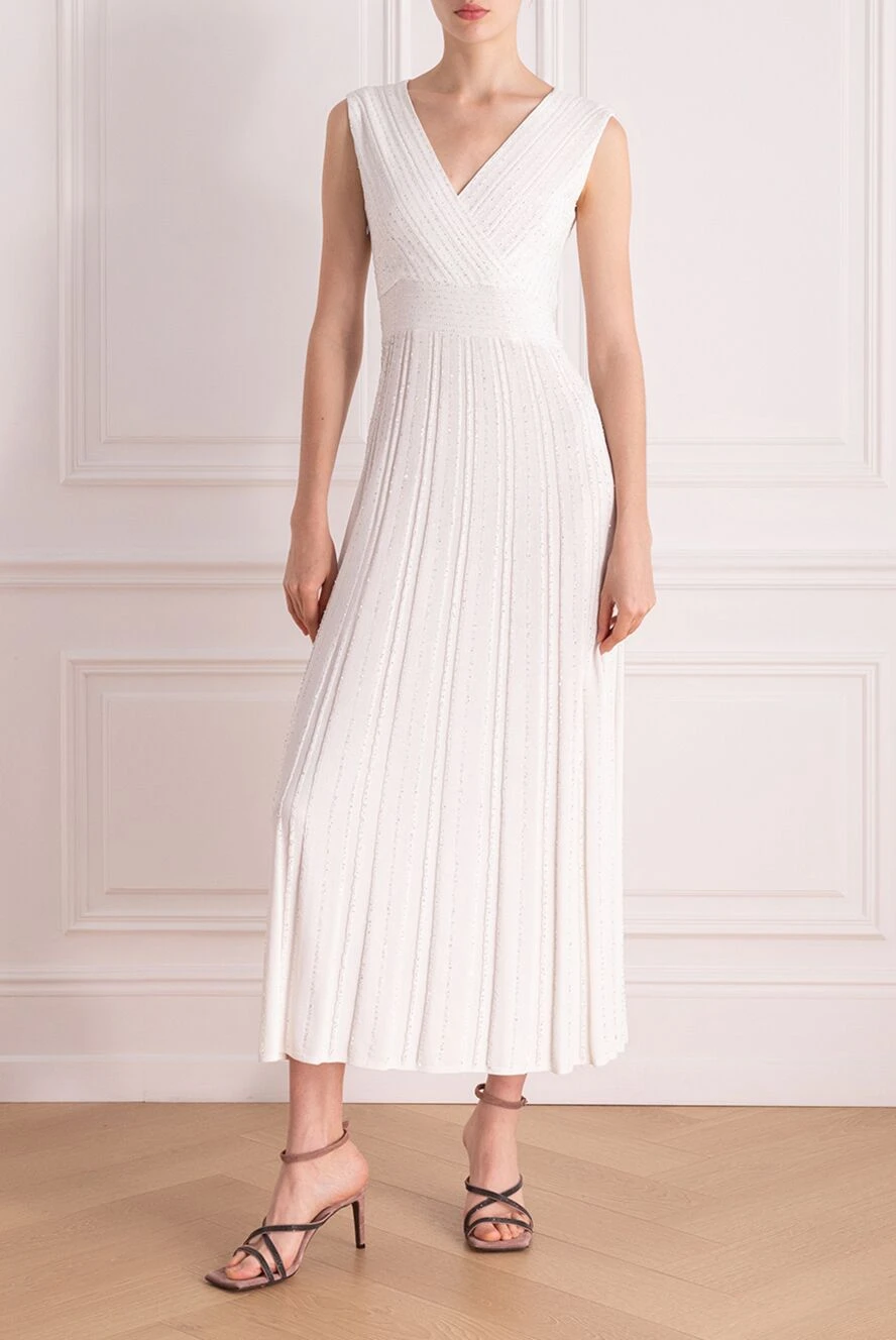D.Exterior woman women's white knitted dress buy with prices and photos 178140 - photo 2