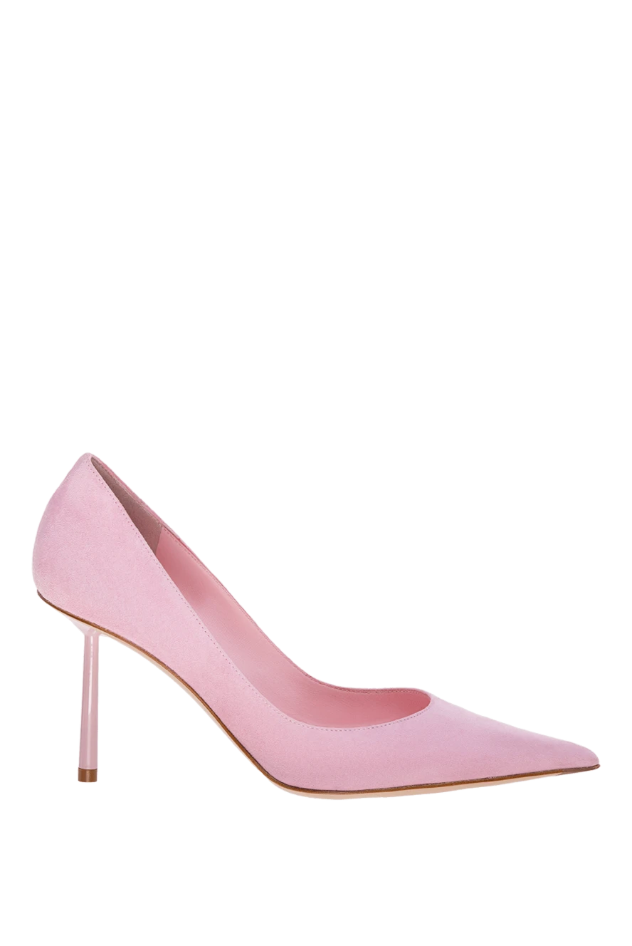 Le Silla женские туфли на каблуке из замши женские розовые купить с ценами и фото 178147 - фото 1