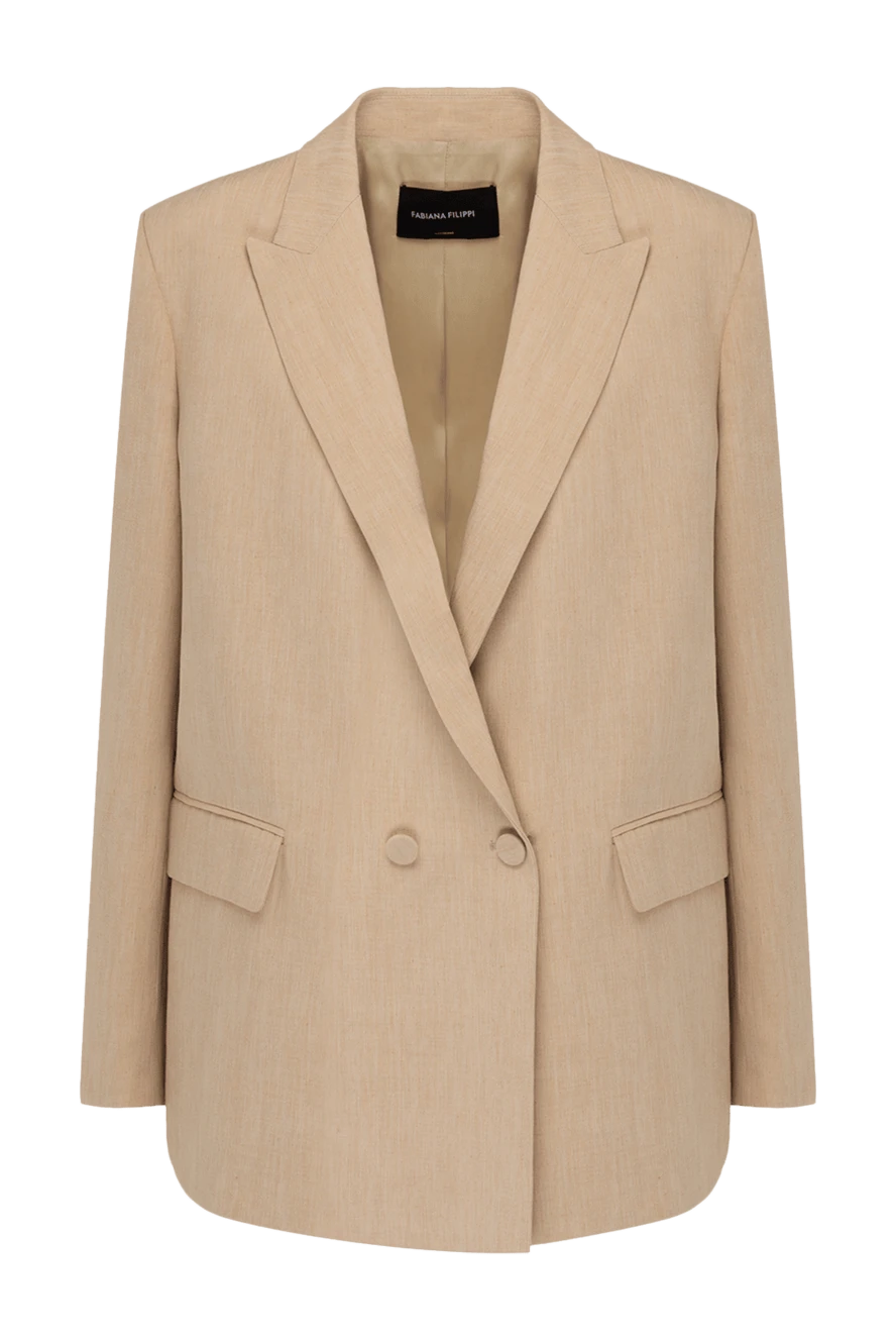 Fabiana Filippi jacket for women beige 178158 - photo 1