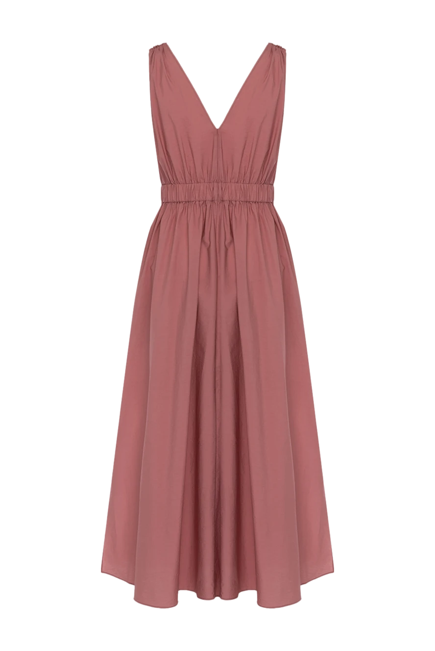 Brunello Cucinelli сукня з бавовни та нейлону жіноча рожева 178310 - фото 1