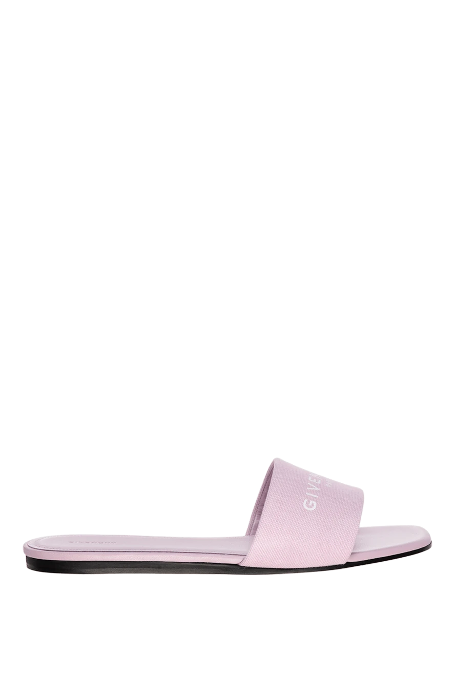 Givenchy woman women's cotton and leather flip-flops pink buy with prices and photos 178359 - photo 1