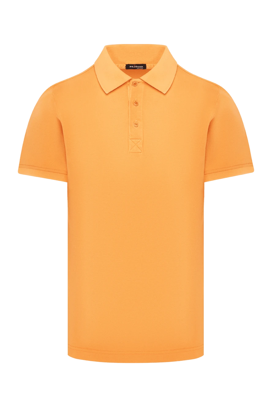 Kiton man orange men's cotton polo 178907 - photo 1