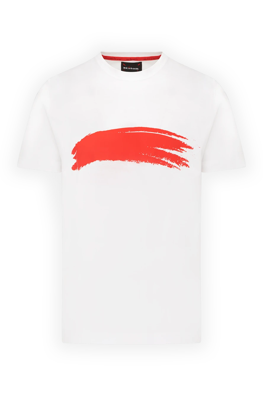 Kiton man white cotton t-shirt for men 178928 - photo 1