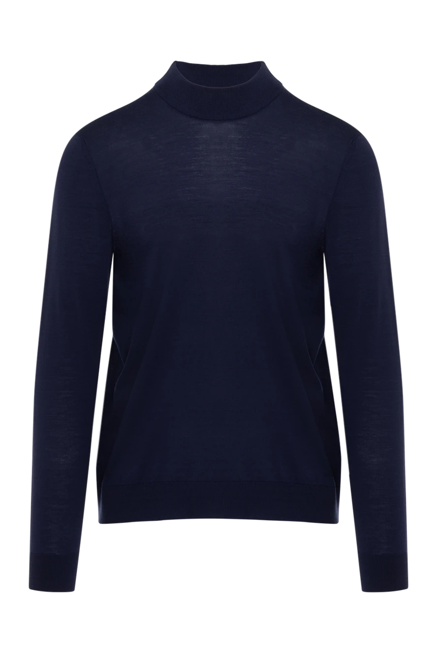 Kiton blue men's jumper made of wool 178937 - photo 1