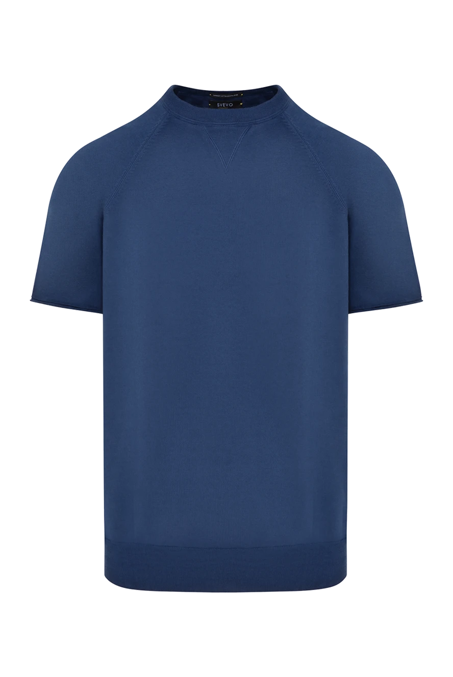Svevo cotton jumper blue for men 178956 - photo 1