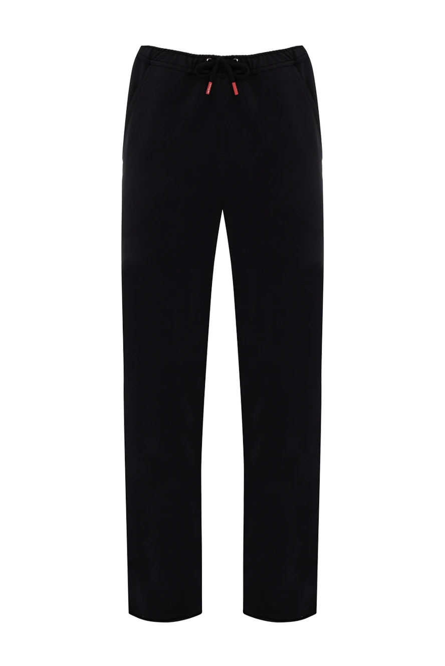 Kiton black men's pants made of cotton and elastane 179103 - photo 1