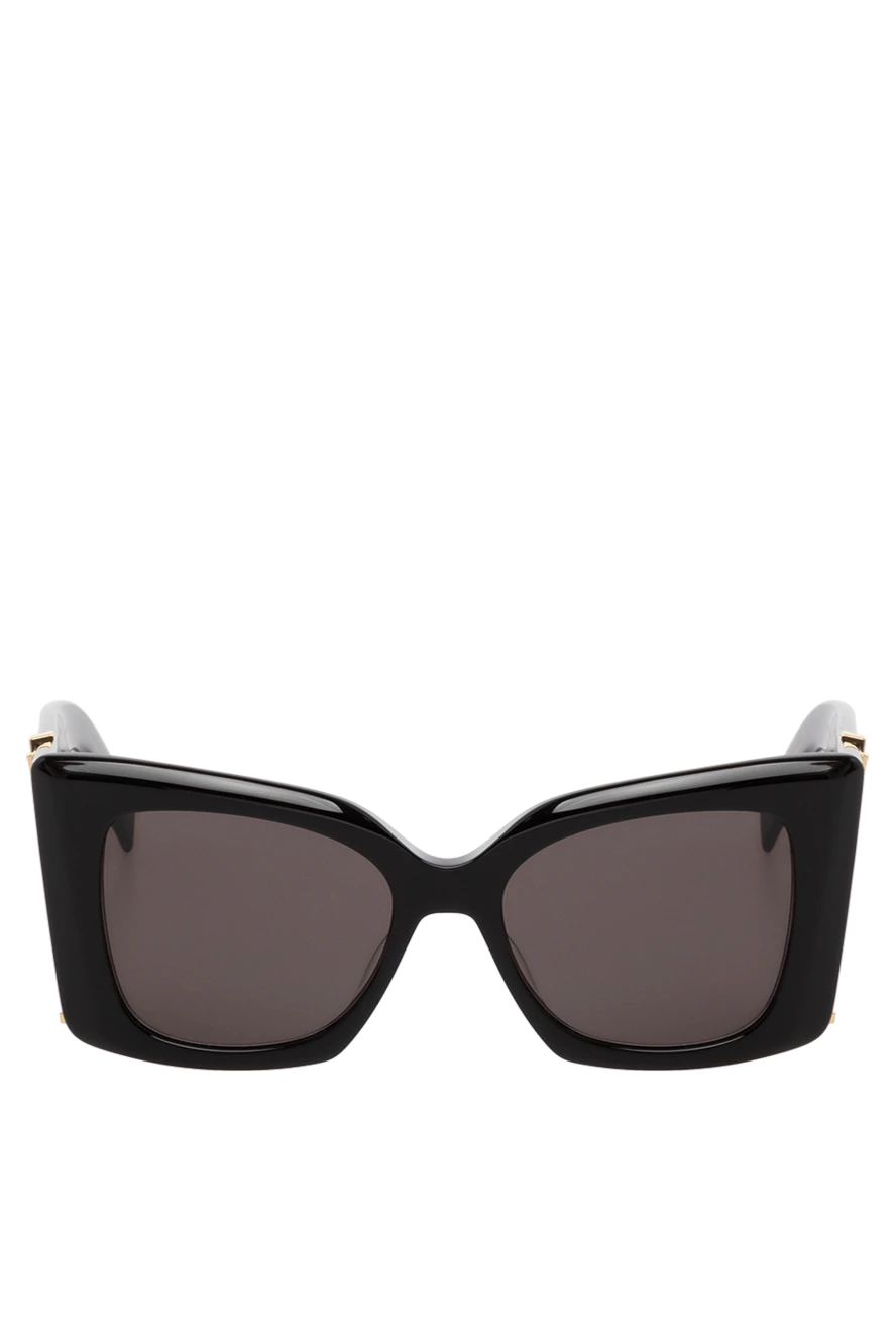 Saint Laurent женские очки солнцезащитные женские черные из пластика купить с ценами и фото 179257 - фото 1