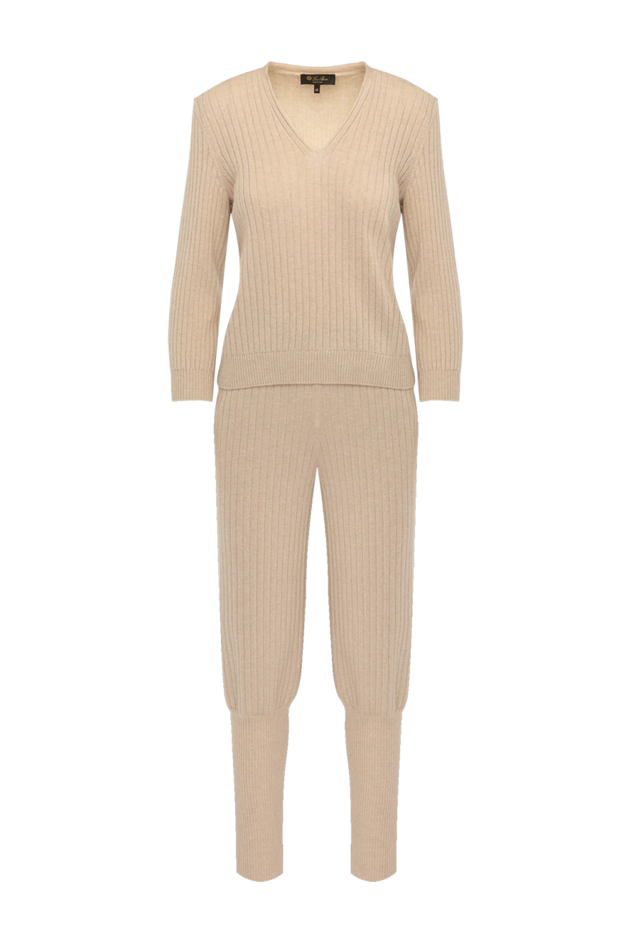 Loro Piana walking suit for women beige cashmere 179297 - photo 1