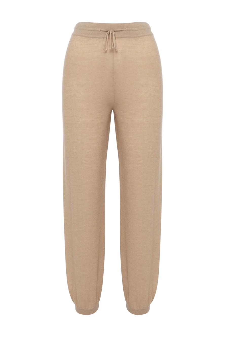 Loro Piana woman women's beige knitted cashmere trousers buy with prices and photos 179303 - photo 1