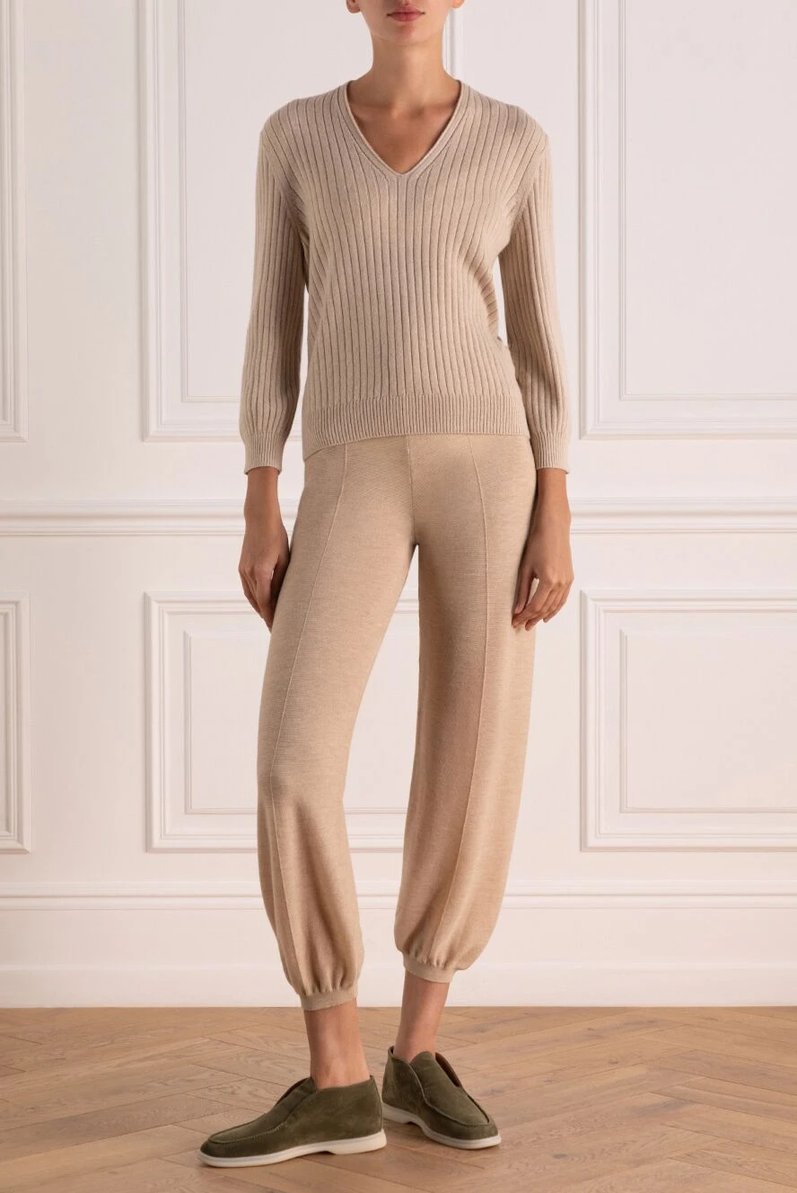 Loro Piana жіночі брюки трикотажні купити фото з цінами 179303 - фото 1