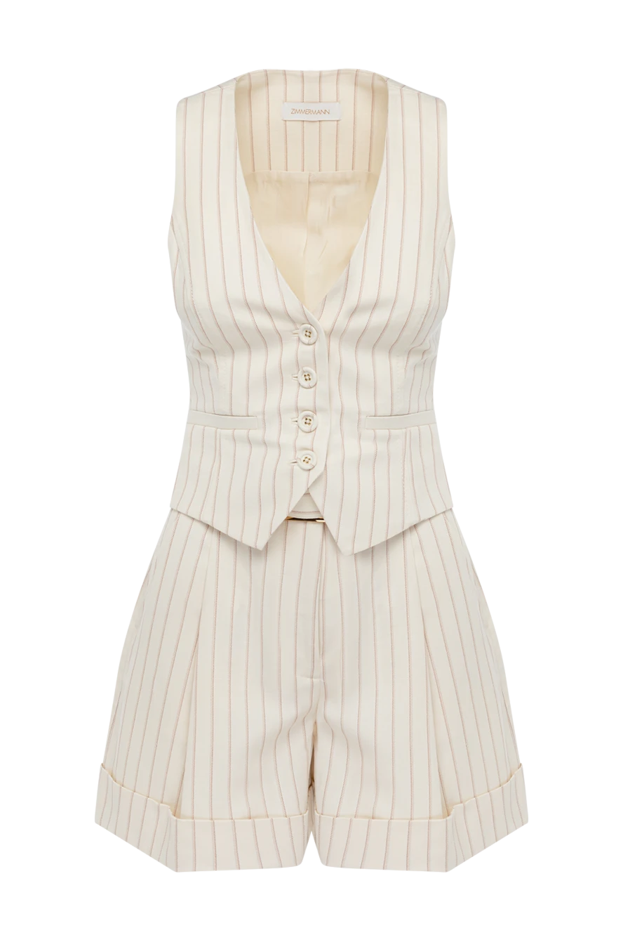 Zimmermann suit with shorts for women beige 179349 - photo 1