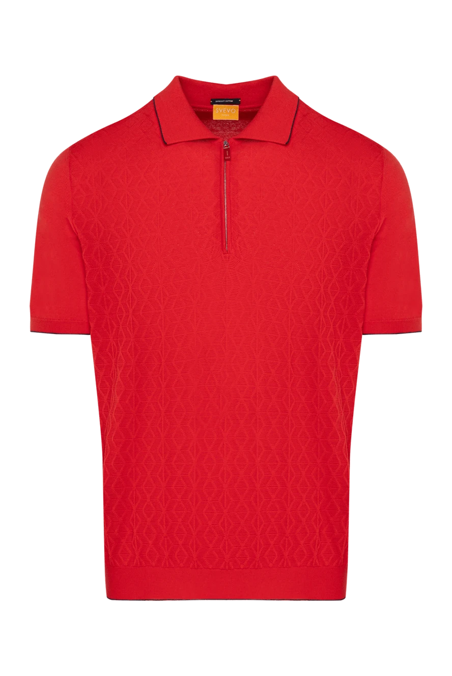 Svevo man men's red cotton polo buy with prices and photos 179403 - photo 1