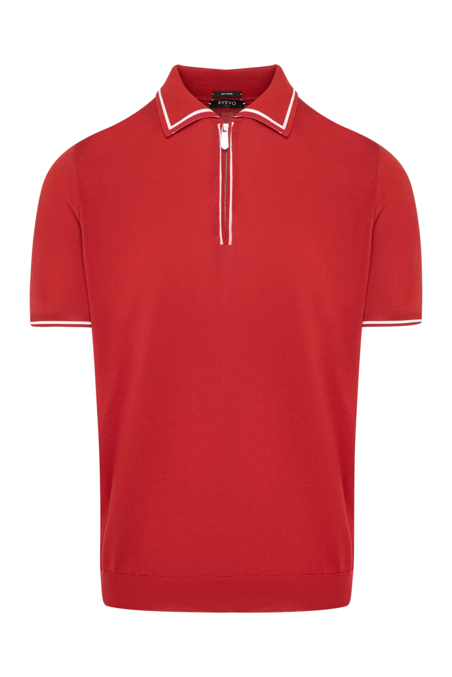 Svevo man men's red cotton polo buy with prices and photos 179419 - photo 1