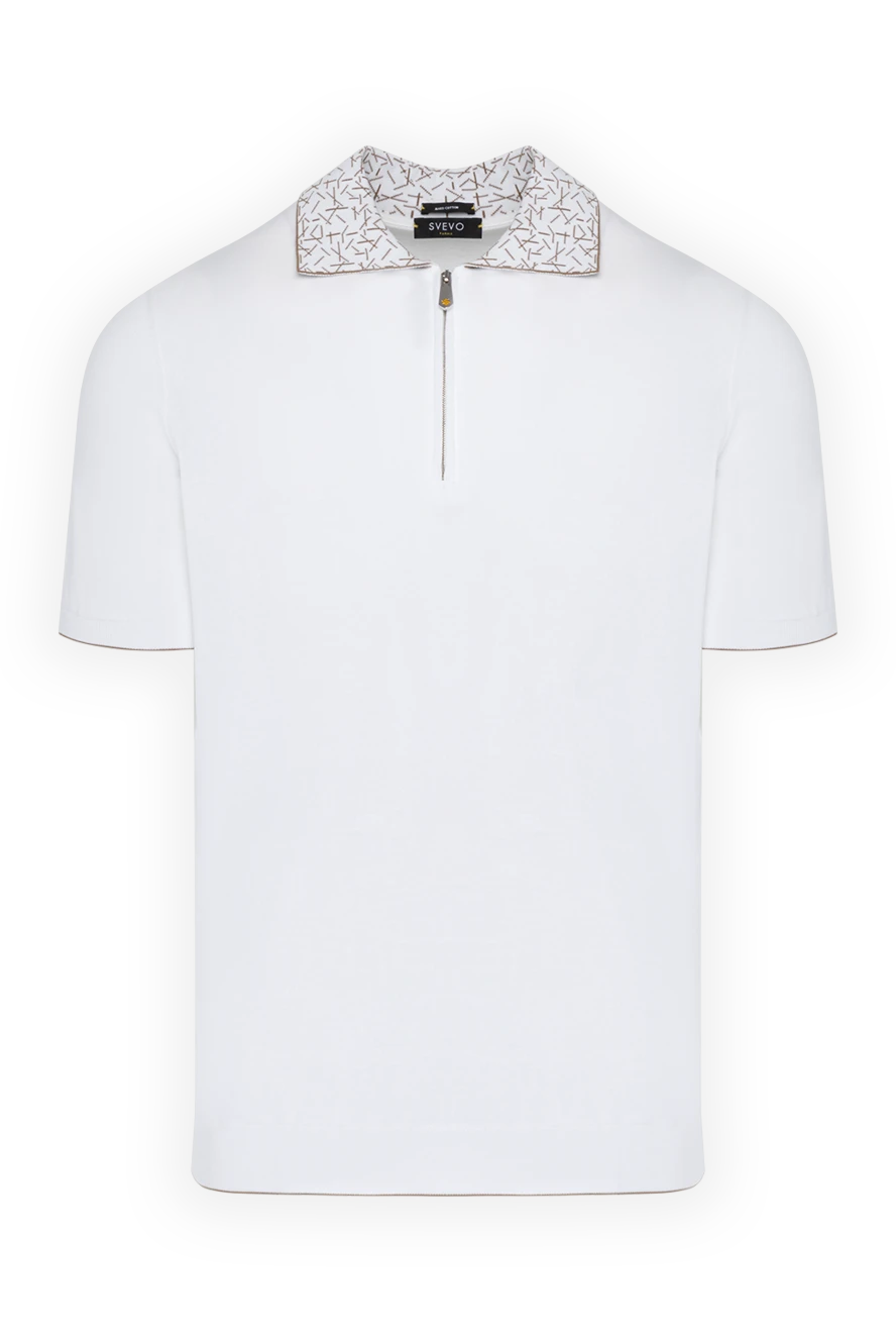 Svevo man men's white cotton polo buy with prices and photos 179438 - photo 1