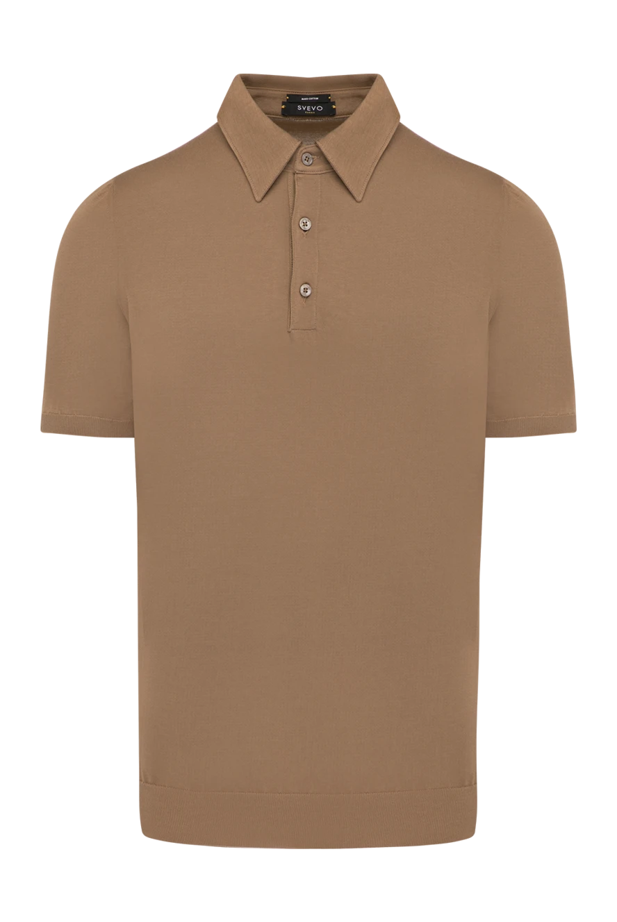 Svevo man men's brown cotton polo buy with prices and photos 179447 - photo 1