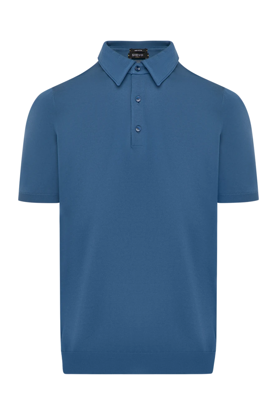 Svevo man men's blue cotton polo buy with prices and photos 179466 - photo 1