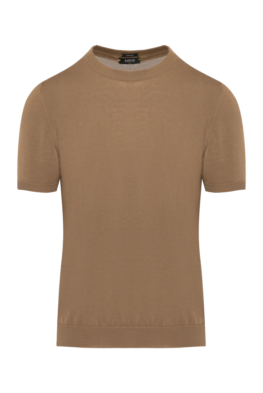 Svevo men's brown cotton short-sleeved jumper 179514 - photo 1