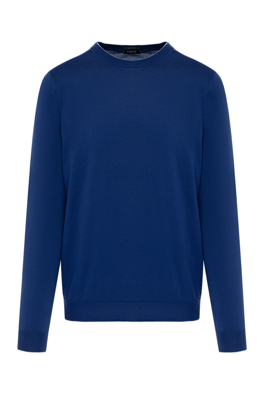 Svevo man long sleeve men's blue cotton jumper buy with prices and photos 179536 - photo 1