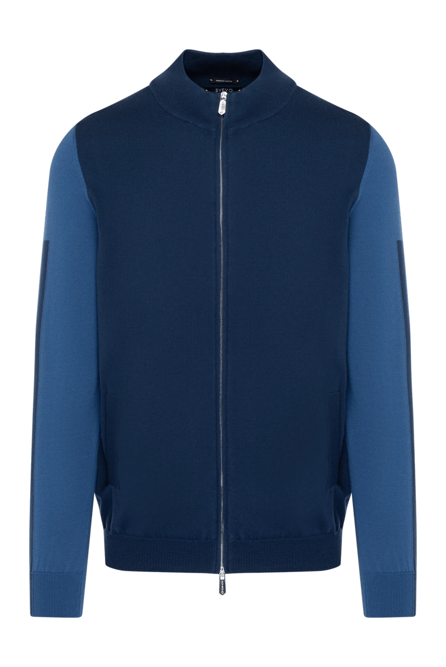 Svevo man men's blue cotton cardigan buy with prices and photos 179566 - photo 1