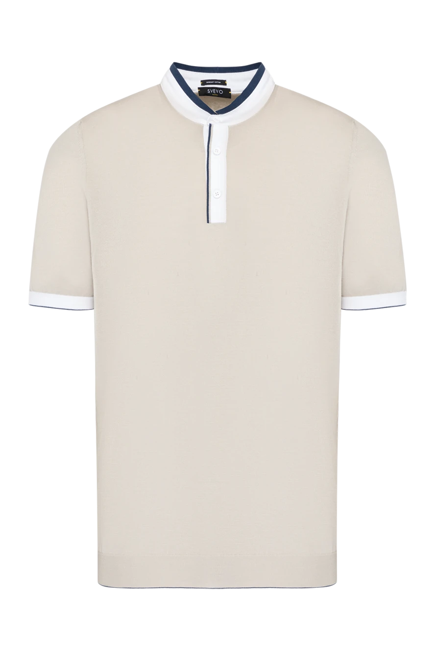 Svevo man men's beige cotton polo buy with prices and photos 179583 - photo 1