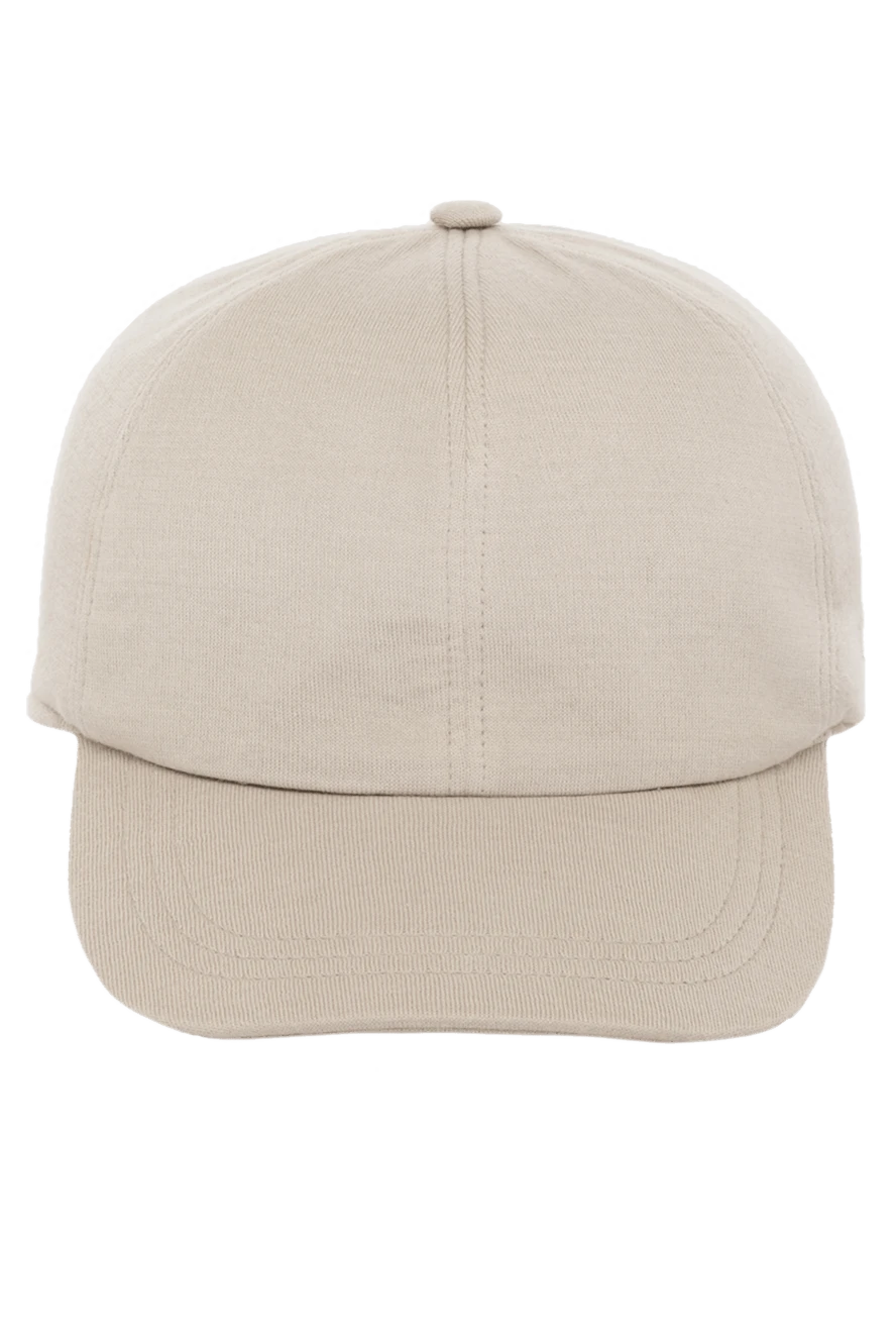 Svevo men's beige cap made of cotton 179590 - photo 1