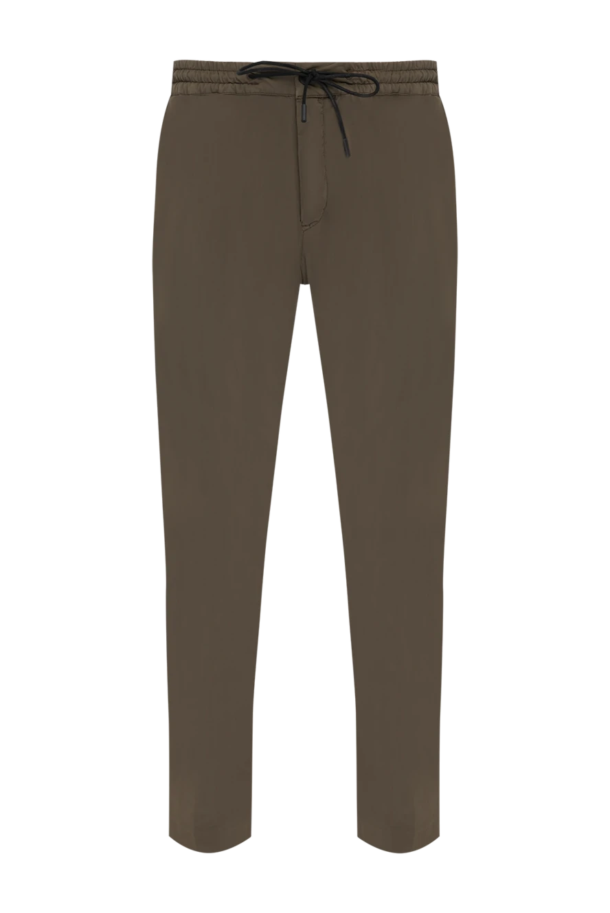 PT01 (Pantaloni Torino) brown men's pants made of polyamide and elastane 179621 - photo 1