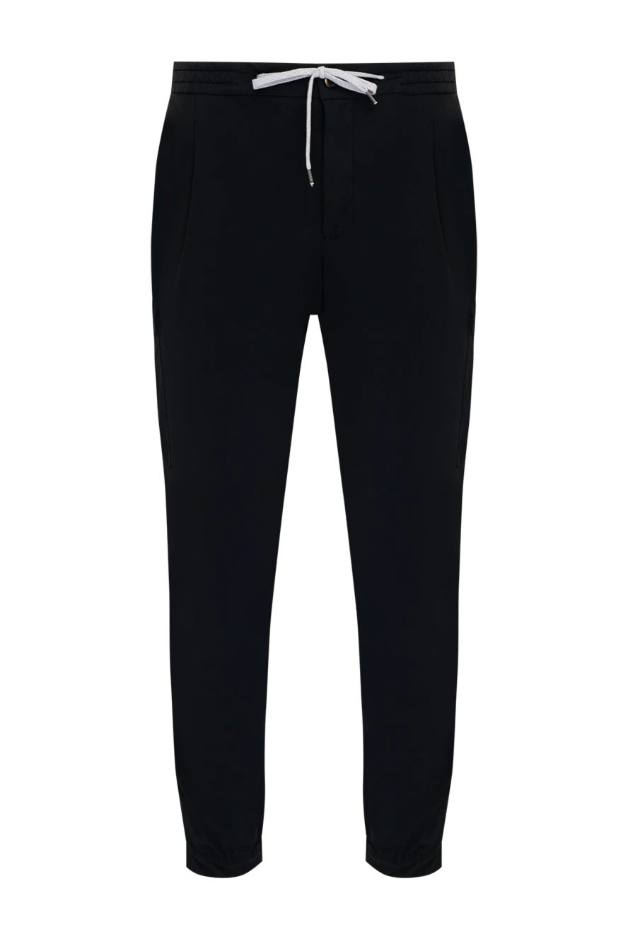 PT01 (Pantaloni Torino) man men's black trousers made of polyamide and elastane buy with prices and photos 179622 - photo 1