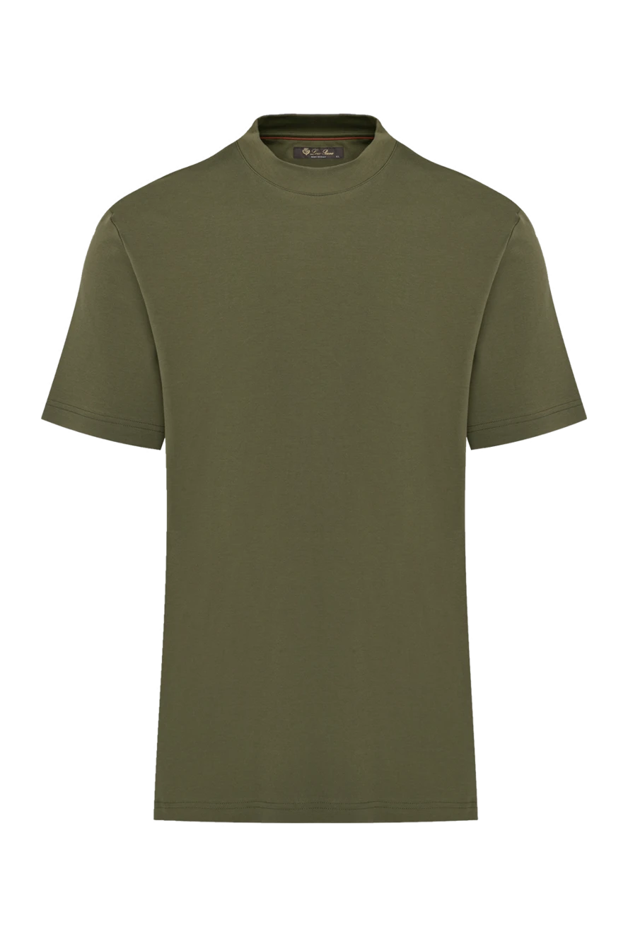 Loro Piana men's green t-shirt made of cotton 179673 - photo 1