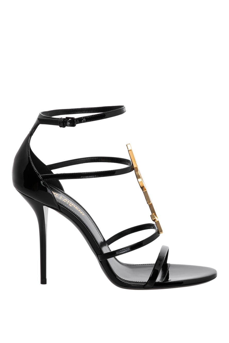 Saint Laurent woman women's black sandals made of genuine leather buy with prices and photos 179880 - photo 1