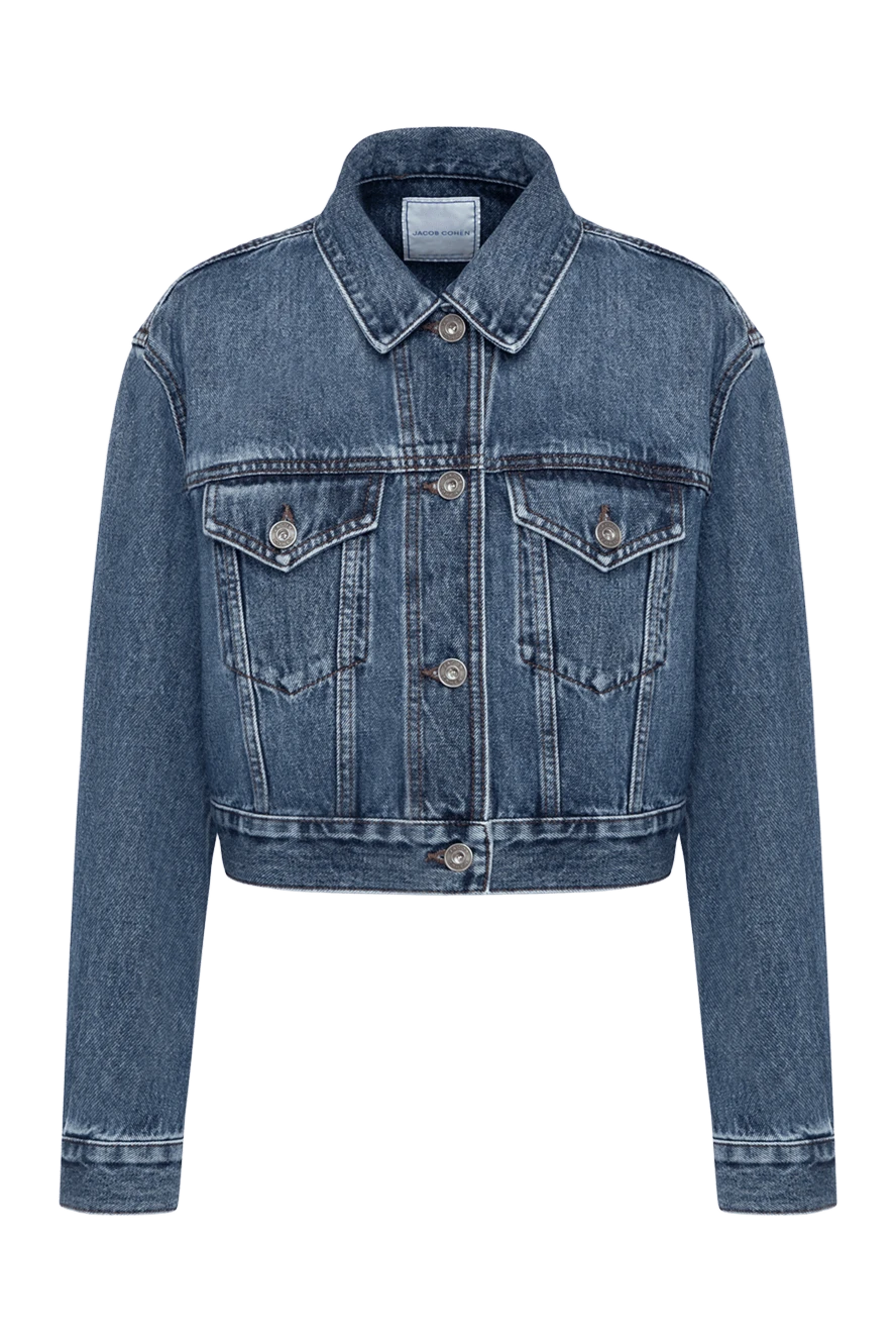 Jacob Cohen women's denim blue jacket made of cotton 179896 - photo 1