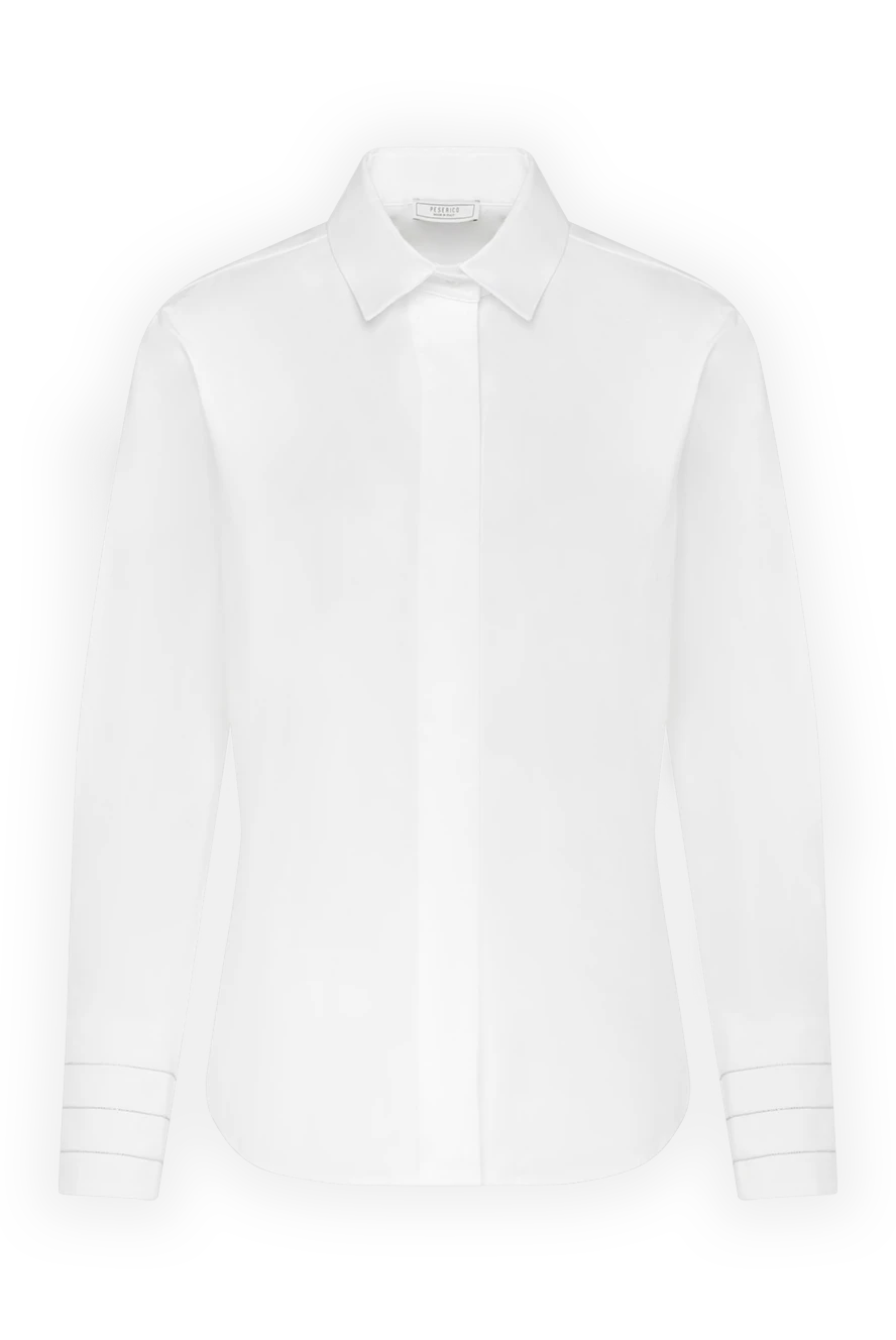 Peserico women's white shirt made of cotton and elastane 179937 - photo 1